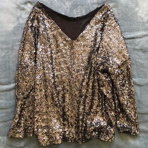 Zara sequin top
